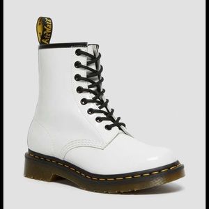 Doc Martens 1460 Shiny White Size 7 Womens